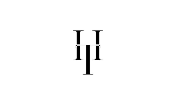 HT initial letters logo or HT monogram logo