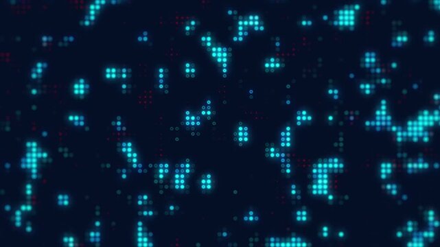 4K Colorful Animated Digital Background Footage | 4K digital abstract background | vibrant tech animation | colorful motion graphics | futuristic loops | dynamic gradient footage