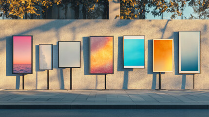 Billboard on the street for advertising
