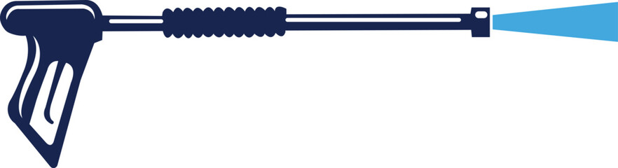 Pressure washing gun icon