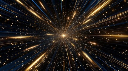 Colorful fireworks explode in a dark night sky, creating a festive atmosphere filled with bright streaks and bokeh lights for celebration