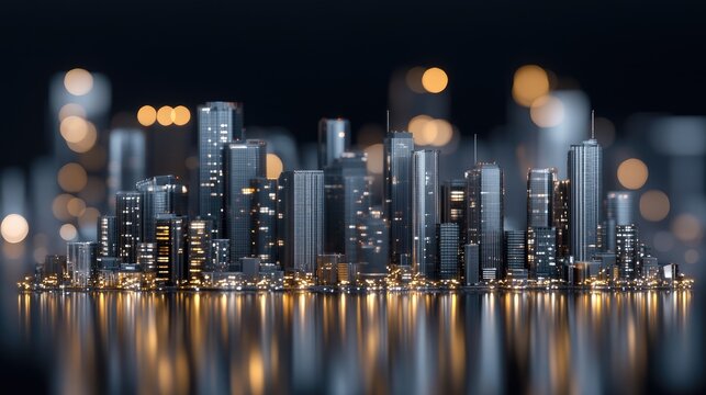 Bright light trails from fast-moving cars create a vibrant atmosphere in a modern urban landscape during nighttime - Powered by Adobe