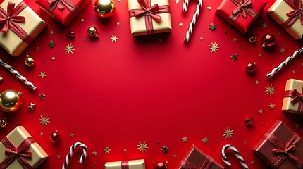 red christmas background