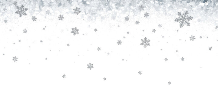 Png Falling snow on transparent background. Light snowfall, snowflakes, Snow flakes, snow background. Bokeh lights 
 - Powered by Adobe