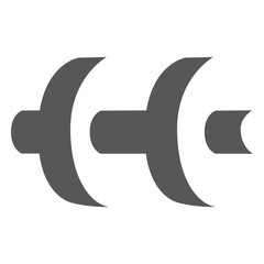 Dumbbell shade side icon