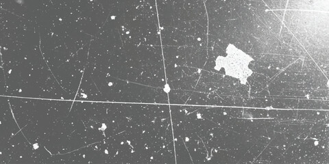 Gritty distressed gray surface with white scratches and scattered dust texture