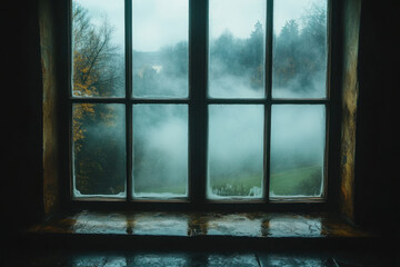 Foggy window.
