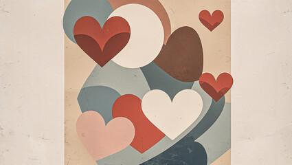 Pixel-Art Valentine&rsquo;s Day Postcard