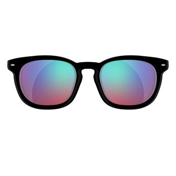 Blue wayfarer sunglasses