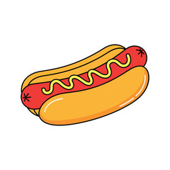 Hot Dogs Stock Vector  Illustration design 1.eps