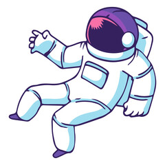 Space astronaut cartoon
