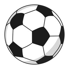 Fototapeta premium Ball football pentagon illustration