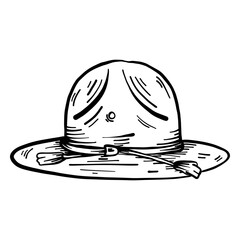 Hat brim sketch