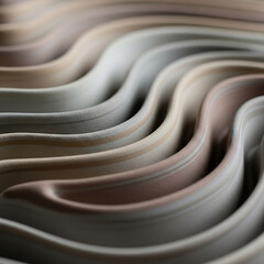 Abstract wavy layers of earth tones creating a textured background