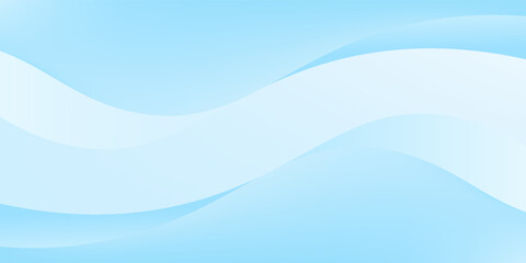 Abstract white wavy glowing lines on a blue background. Futuristic digital high-technology pattern. Health Care concept.