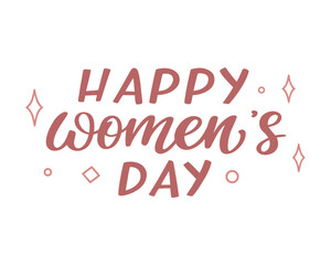 Celebrating Womens Day A Beautiful Design with Warm Tones and Festive Decorations for Special Occasions