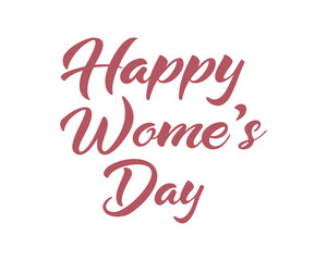 Celebrating Womens Day with a Stylish Pink Design for Cards and Social Media Posts to Show Support and Appreciation