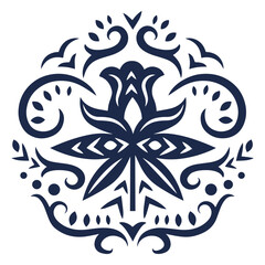 Flower pattern design ornament illustration