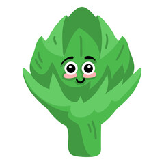 Thistle artichoke flat