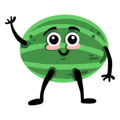 Water melon melon flat