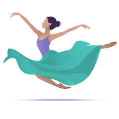   Contemporary dancer women expressi © istorsvetlana