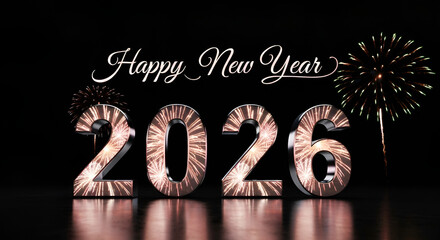 New year background 2026 wallpaper 