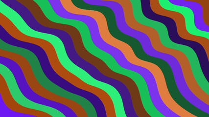 Organic Wavy Stripes: Abstract Background with Natural Color Palette for Earthy Designs