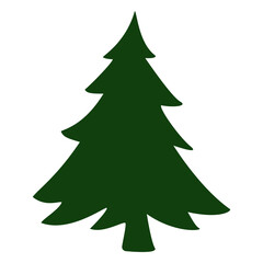 Nice christmas tree vector