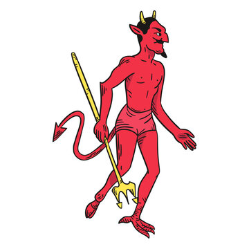 Character red devil