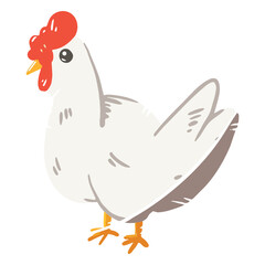 Farm hen icon