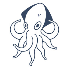 Monster octopus stroke