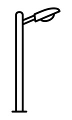 Obraz premium street lamp vector illustration