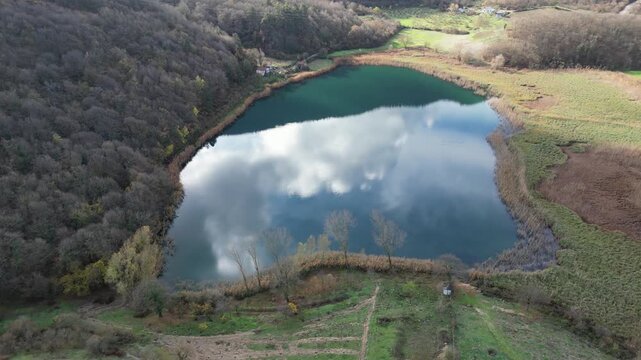 Karamurat Lake in Bolu, Turkey