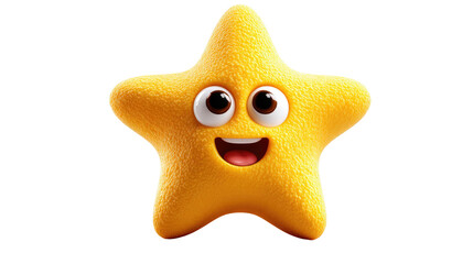 Joyful Starry Companion: A cheerful, radiant star, exuding warmth and light with a bright smile, brings a touch of celestial wonder and happiness to all.