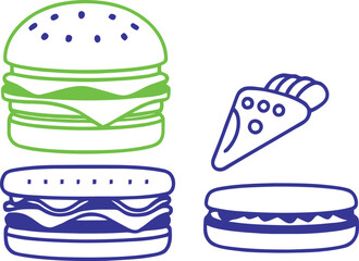 Islamic crescent moon and intricate green floral mandala design, a symbol for religious and cultural themes