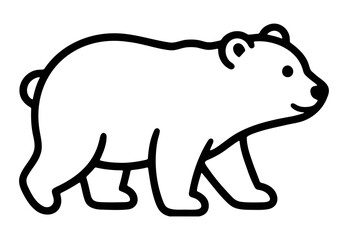 vector bear silhouette