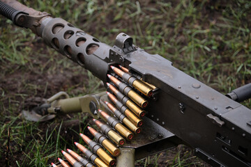 browning machine gun outdoor practice