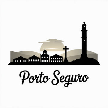 Botucatu S&atilde;o Paulo Skyline Silhouette &mdash; Brazilian Paulista Plateau City Vector Illustration