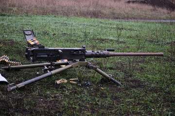 browning machine gun outdoor practice