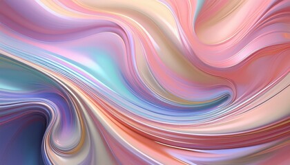 abstract iridescent liquid swirls in pastel colors fluid colorful flowing smooth wavy iridescent liquid like pastel vibrant smooth surface texture