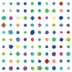 seamless pattern with colorful geometric shapes