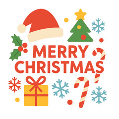 Bright winter holiday composition with a New Year background in a Christmas greeting card