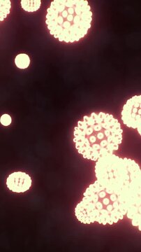 A mesmerizing display of luminous micro organisms floats gracefully in the dark expanse, showcasing a brilliant array of colors and intricate patterns that captivate the senses during nighttime.