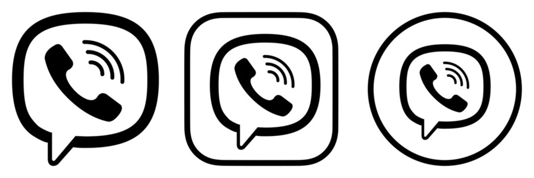 Viber Outline Icon
