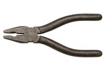 Needle nose pliers providing grip for electrical work or household repairs, industrial metal tool for handyman