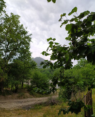 Caucasus Mountains distant mountain pictures beautiful landscape cliffs bay vital road winter snowy villages landscape photographer designer high quality download
