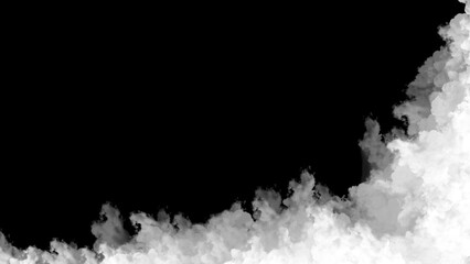 Abstract black and white smoke or cloud texture background