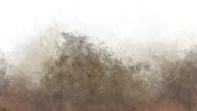 Dark night sky over dry grassland - Powered by Adobe