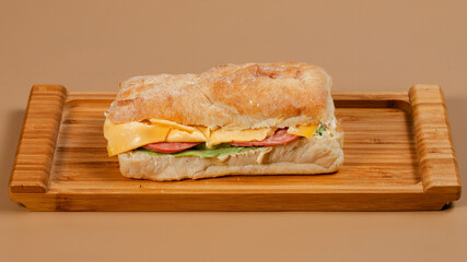 Classic sandwich isolated