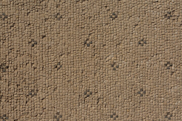 Background with preserved ancient mosaics